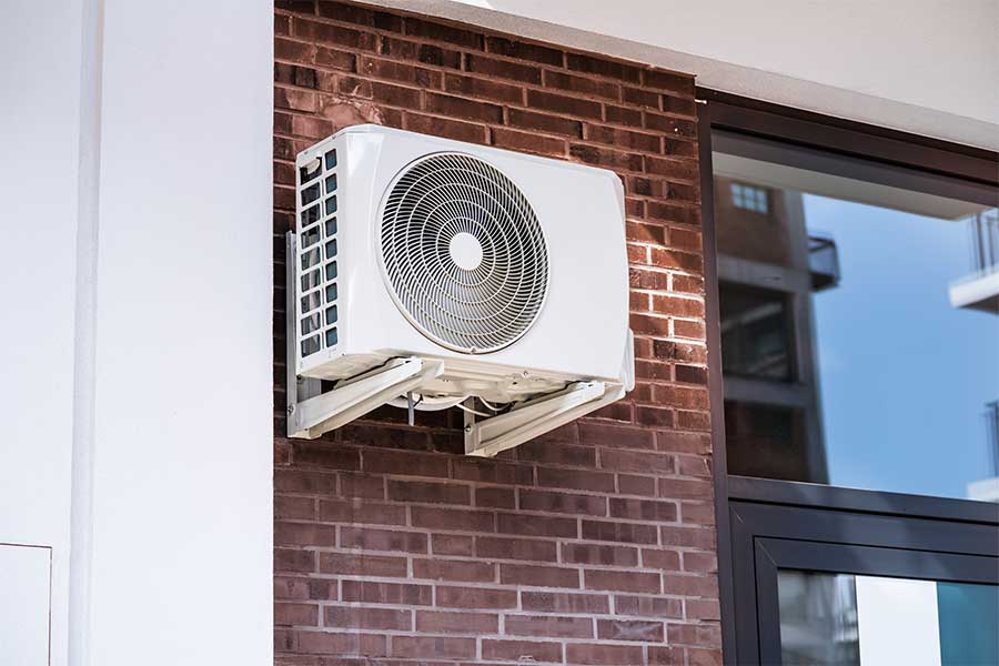 mini split AC outdoor condenser unit